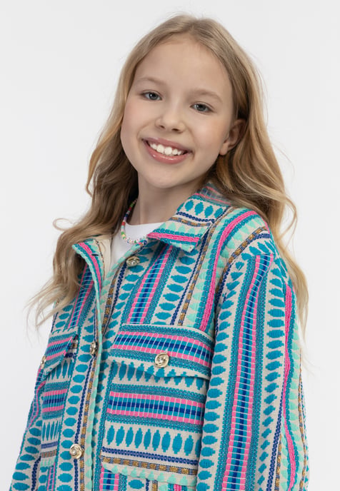 IZIA Hemdjacke Mädchen Mehrfarbig Blau - Image 5