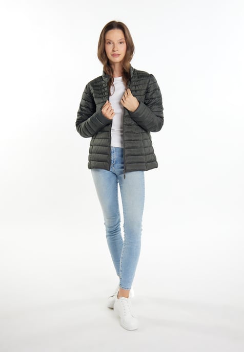 usha leichte Steppjacke Damen schwarz - Image 2