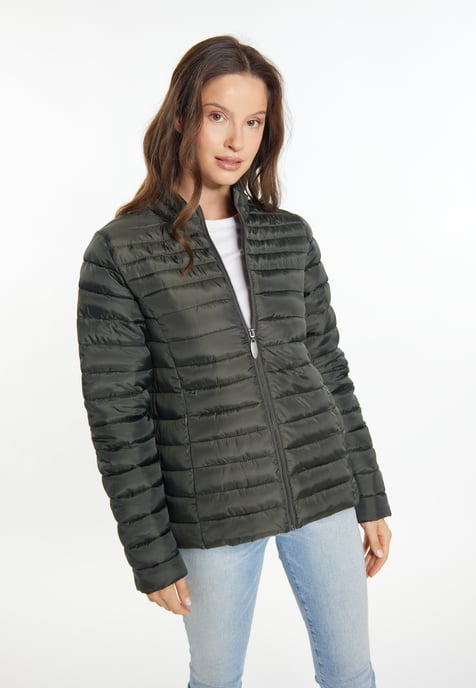 usha leichte Steppjacke Damen schwarz - Image 3