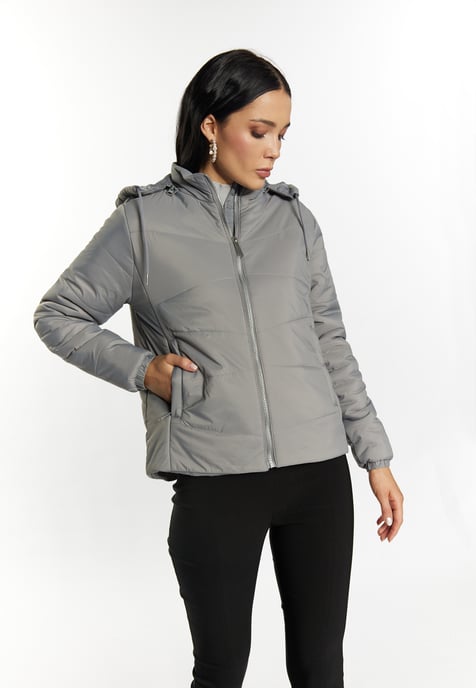 Faina leichte Steppjacke Damen grau - Image 3