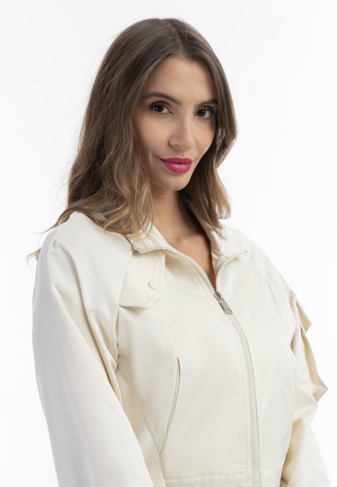 Faina Jacke Damen Creme - Image 5
