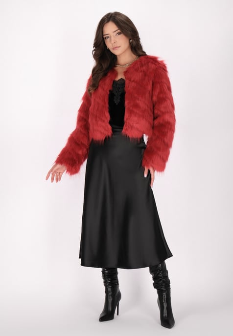 Faina Jacke Damen weinrot - Image 2