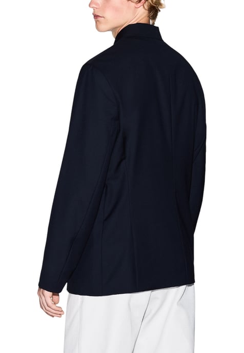 Marineblauer Blazer mit Knopfverschluss - Image 2