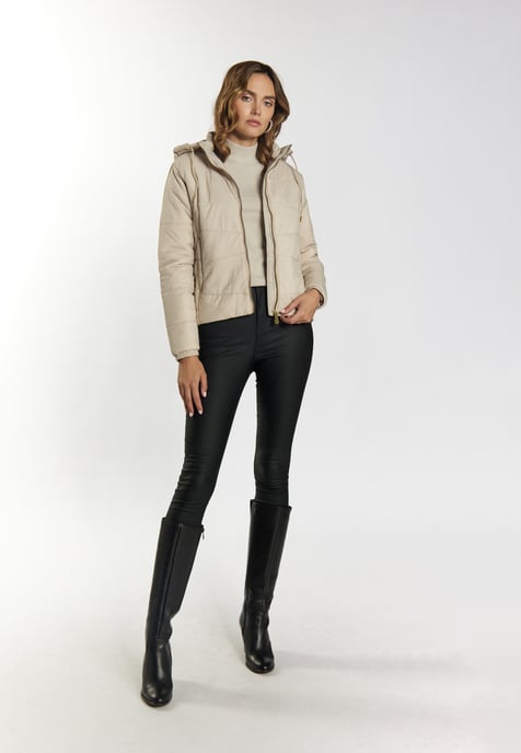Faina leichte Steppjacke Damen Höllenbeige - Image 2