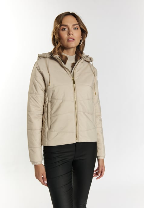 Faina leichte Steppjacke Damen Höllenbeige - Image 3