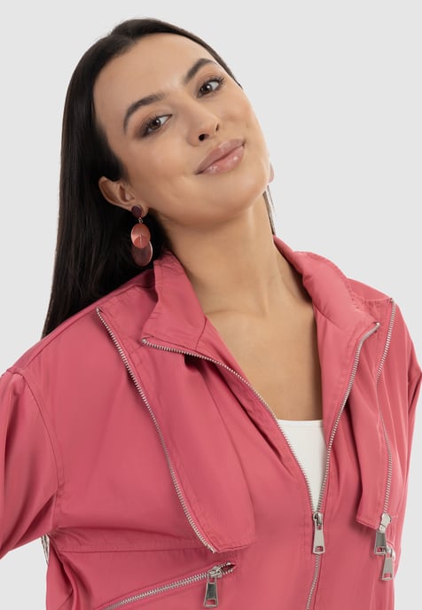 Faina Jacke Damen rosa - Image 5