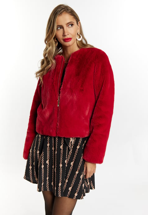 Faina Faux Fur Jacke Damen verrotten - Image 3