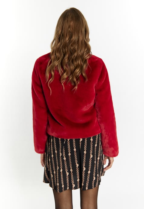 Faina Faux Fur Jacke Damen verrotten - Image 4