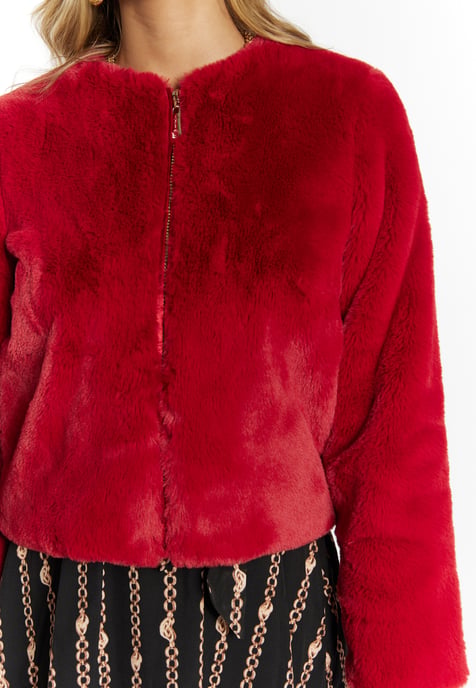 Faina Faux Fur Jacke Damen verrotten - Image 5