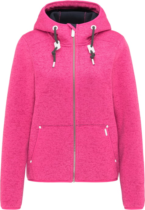 ICEBOUND Strickfleecejacke Damen rosa Melange - Image 1