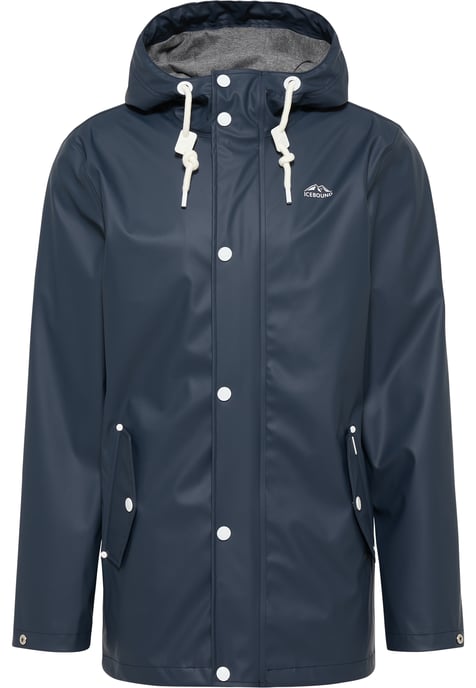 ICEBOUND Serie urbaner Regen Regenjacke Herren Marine - Image 1