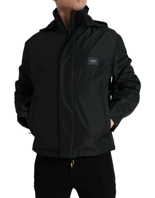 Kapuze Jacke Schwarz - Image 2