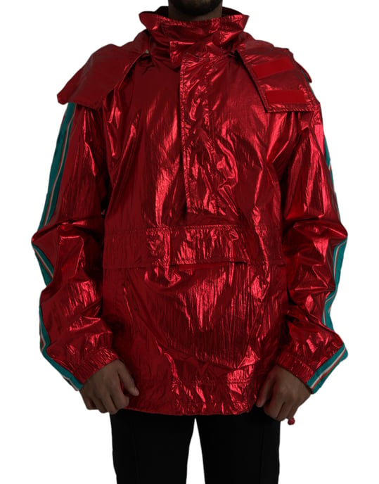 Rote Anorak-Jacke Modell Jkt3844 - Image 1