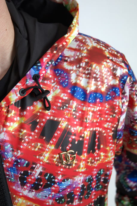 Vegas Lights Print Kapuzenjacke - Image 6