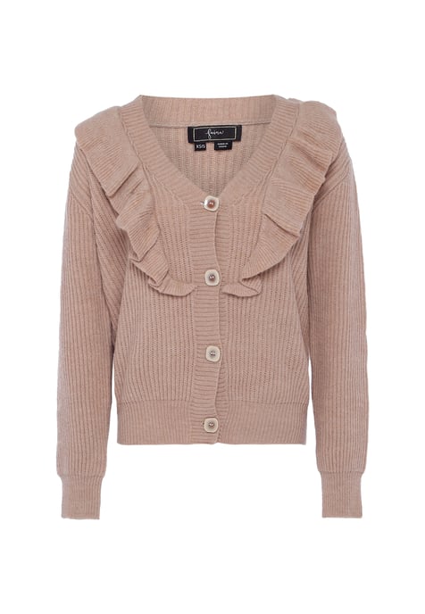 Faina Strickjacke Damen Beige - Image 1