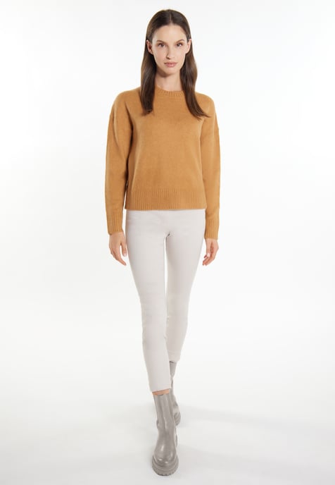 usha Strickpullover Damen Kamel - Image 2