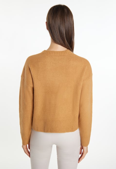 usha Strickpullover Damen Kamel - Image 4