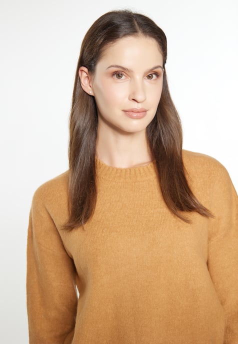 usha Strickpullover Damen Kamel - Image 5