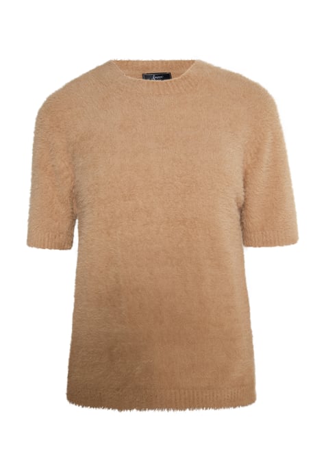 Faina Strickpullover Damen Kamel - Image 1