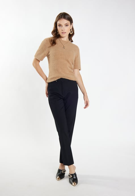 Faina Strickpullover Damen Kamel - Image 2