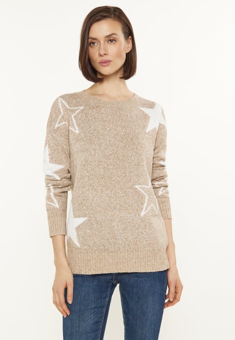 usha Pullover Frauen Beige - Image 3