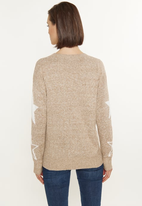 usha Pullover Frauen Beige - Image 4