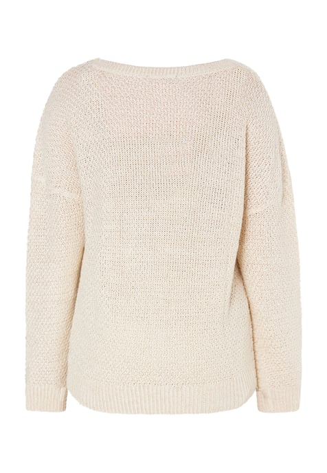 usha Strickpullover Damen Dunkelcreme - Image 2