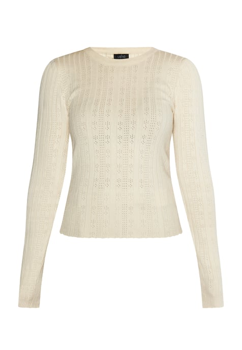 usha Strickpullover Damen Dunkelcreme - Image 1