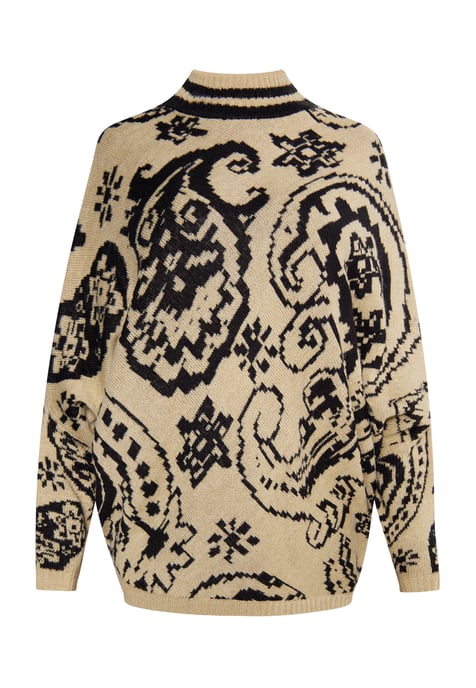 usha Poncho-Pullover Damen Beige - Image 1