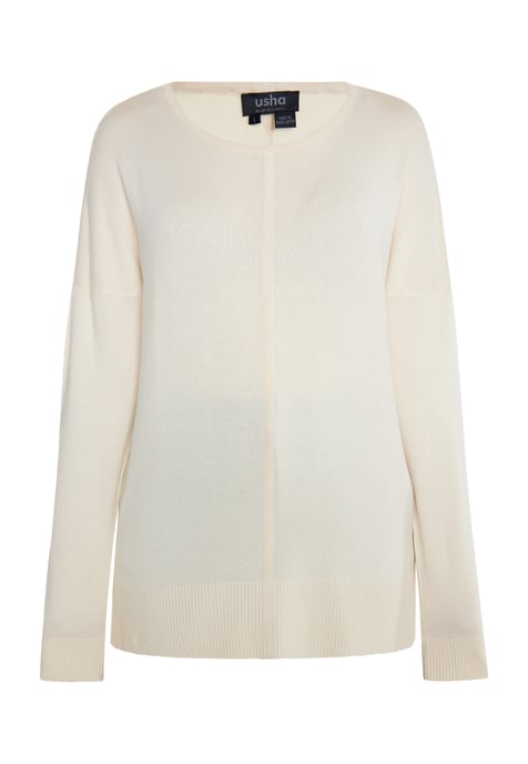 usha Strickpullover Damen Creme - Image 1