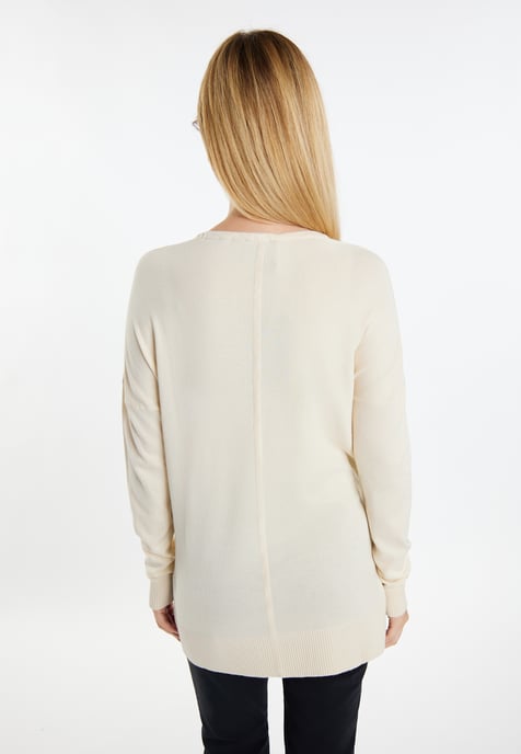usha Strickpullover Damen Creme - Image 4
