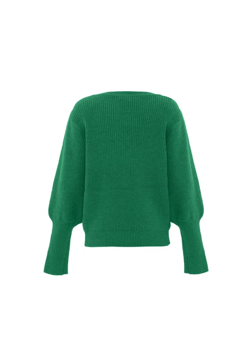 Faina Strickpullover Damen grün - Image 2