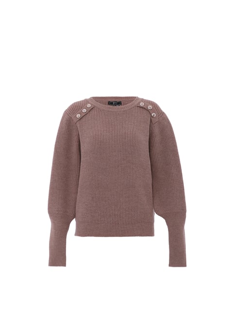 Faina Strickpullover Damen Beige - Image 1