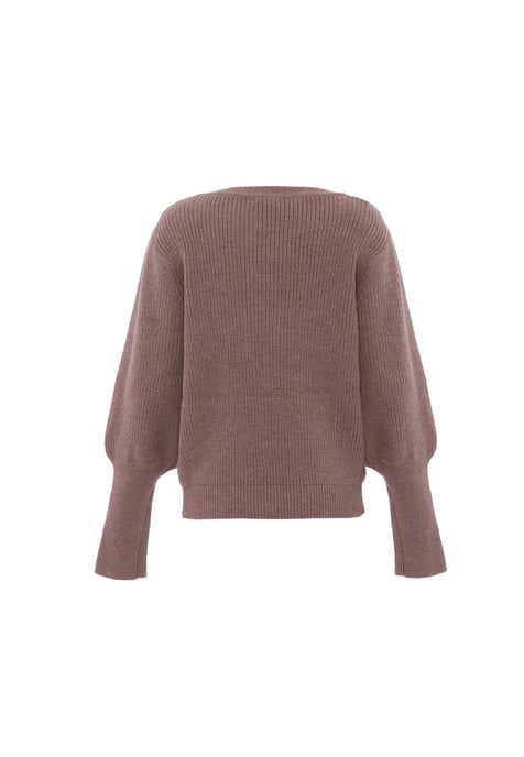 Faina Strickpullover Damen Beige - Image 2