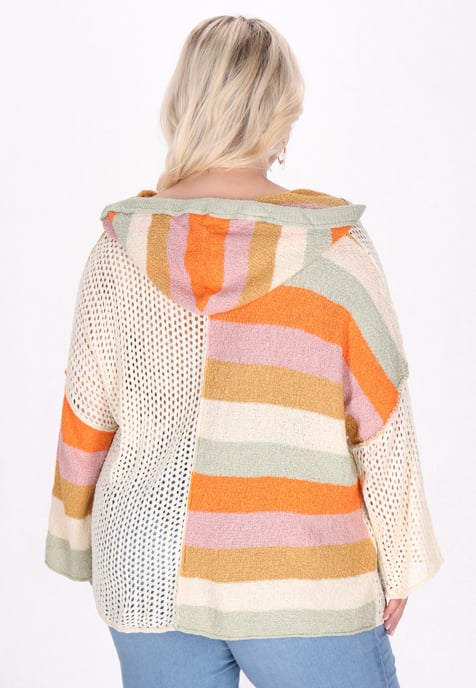 IZIA Pullover in Übergröße Frauen Beige - Image 4