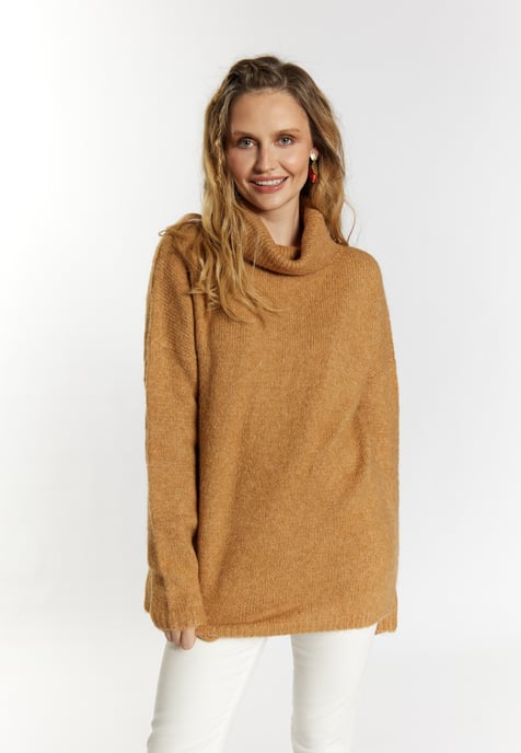 usha Strickpullover Damen Kamel - Image 3