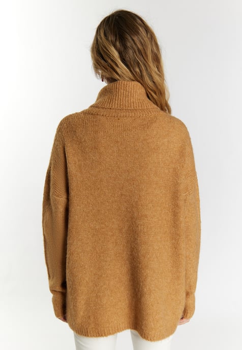 usha Strickpullover Damen Kamel - Image 4