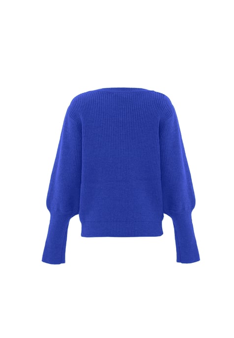 Faina Strickpullover Damen KÖNIGSBLAU - Image 2