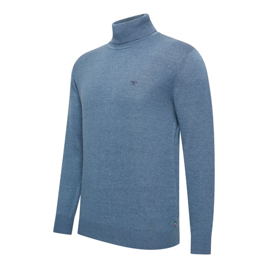 Cappuccino Italia Pullover Trento Coltrui Blau - Image 1