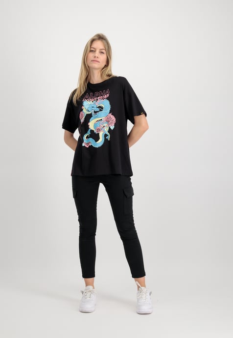 Heritage Dragon Oversized T-Shirt Women - Image 2