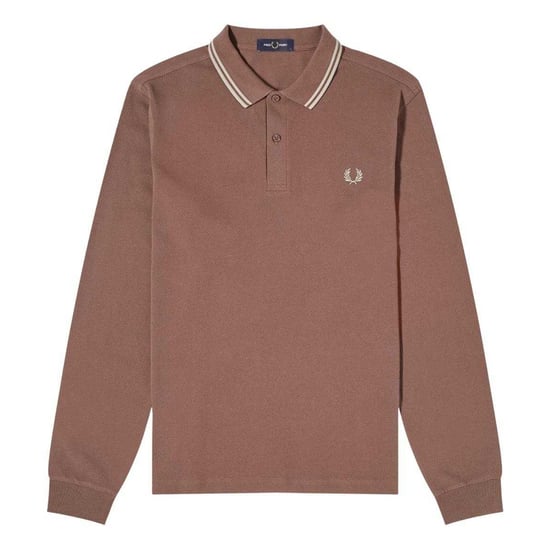 Fred Perry - Poloshirt für Herren, Langärmlig (Ziegelstein) - Image 1
