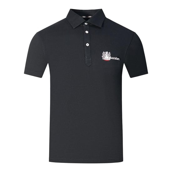Aquascutum - "Aldis London" Poloshirt für Herren/Damen Unisex (Schwarz/Weiß) - Image 1