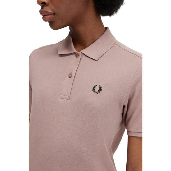 Fred Perry - Poloshirt für Damen (Dunkelrosa) - Image 3