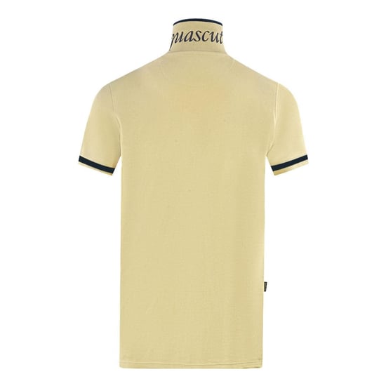 Aquascutum - "London" Poloshirt für Herren/Damen Unisex, Abzeichen (Beige) - Image 3