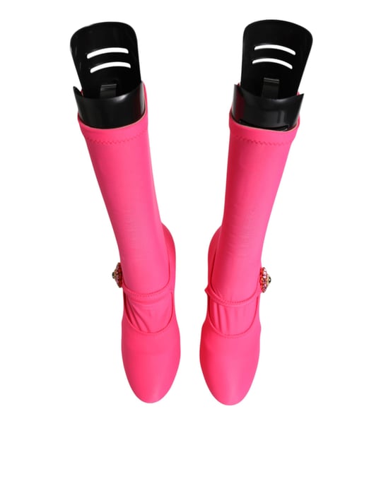 Kristallverzierte Stretchstoffstiefel - Image 3