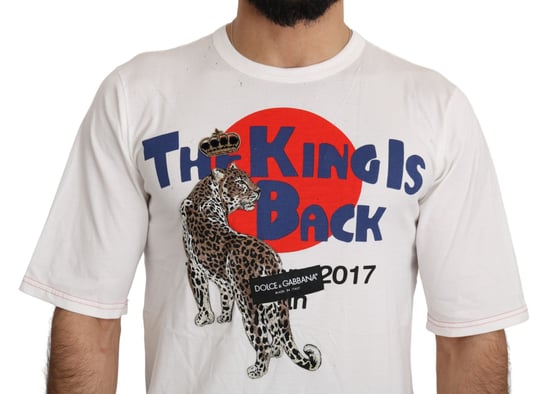 Leopardenmuster T-Shirt Der König ist zurück - Image 4