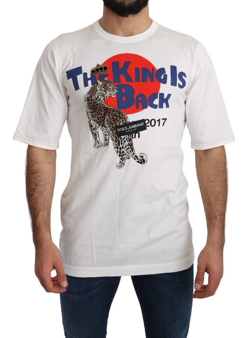 Leopardenmuster T-Shirt Der König ist zurück - Image 5