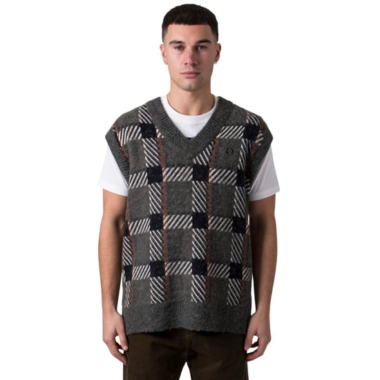 Fred Perry - Pullover-Weste für Herren (Feldgrün) - Image 3