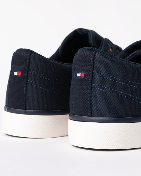 Tommy Hilfiger Hi Vulc Low Canvas Blau - Image 5