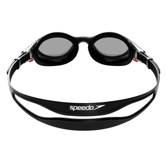 Speedo - Passt sich dem Gesicht an Schwimmbrille für Herren (Schwarz/Weiß/Rauch-Grau) - Image 2